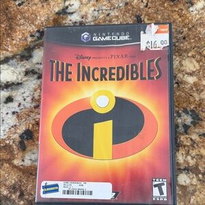 Vintage Nintendo GameCube The Incredibles - Black and Orange